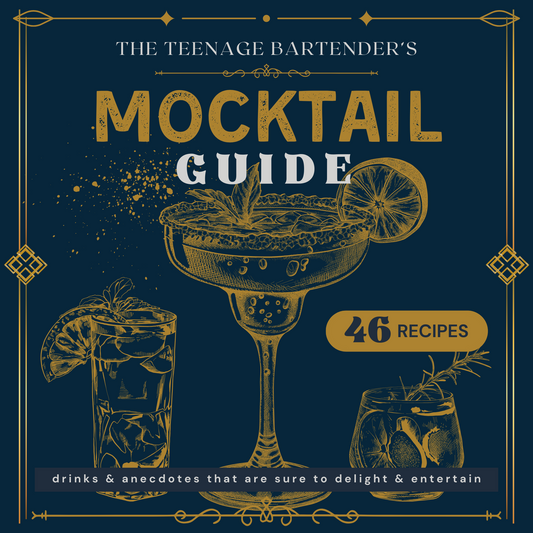 The Teenage Bartender's Mocktail Guide Hardcover Book