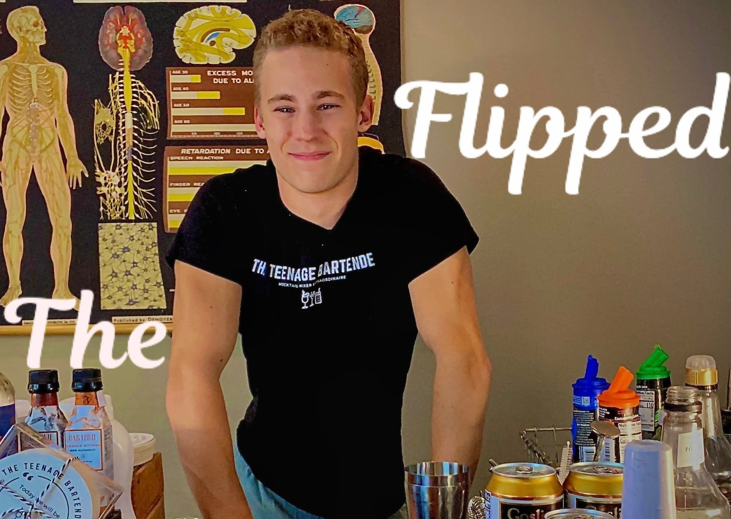 The "Flipped Classic" Teenage Bartender T-Shirt