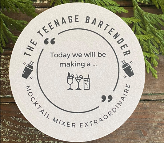 The Teenage Bartender Coaster Set of 16